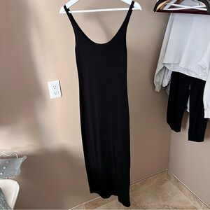 BABATON aritzia black midi dress
